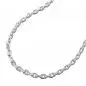 Preview: Kette 2mm Ankerkette 8x diamantiert Silber 925 50cm