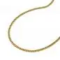 Preview: Kette 1mm Panzerkette 9Kt GOLD 50cm