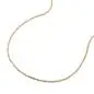 Preview: Kette 0,6mm Fantasie-Muster gedreht 14Kt GOLD 42cm