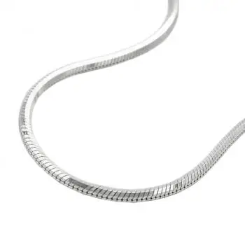 Armband 13mm Schlangenkette fünfkantig diamiert Silber 925 19cm