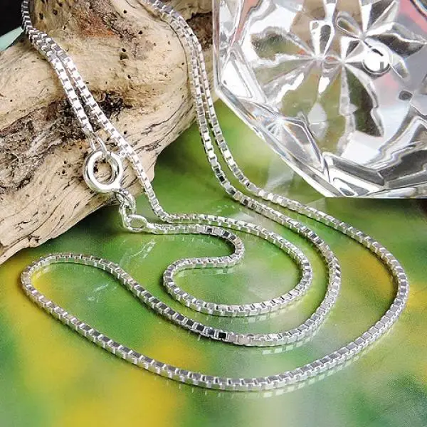 Kette 1mm Venezianerkette Silber 925 60cm