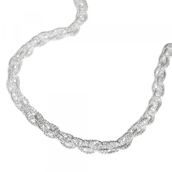 Kette 3mm Doppelankerkette Silber 925 42cm