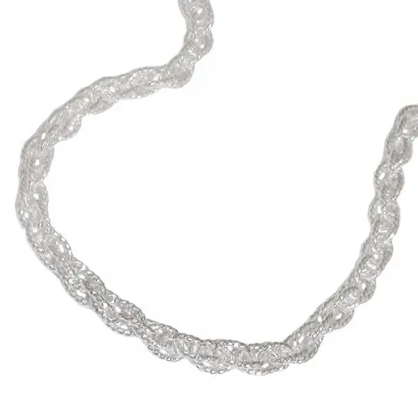 Kette 3mm Doppelankerkette Silber 925 50cm