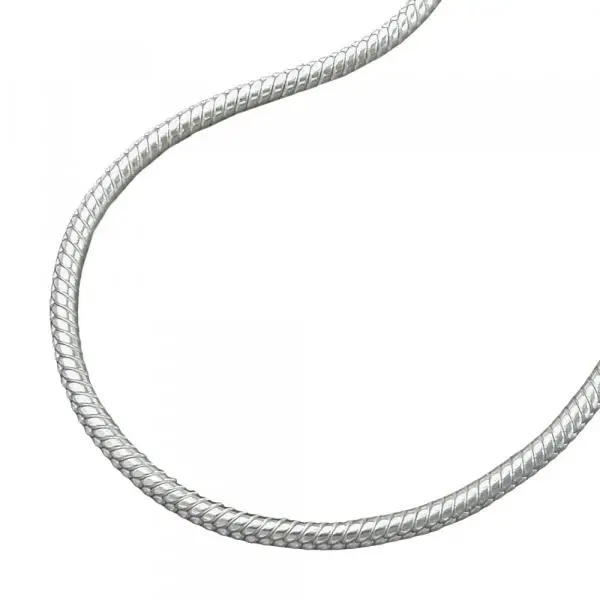 Kette 13mm runde Schlangenkette Silber 925 40cm