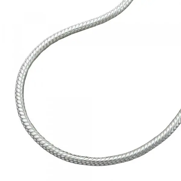 Kette 15mm runde Schlangenkette Silber 925 42cm